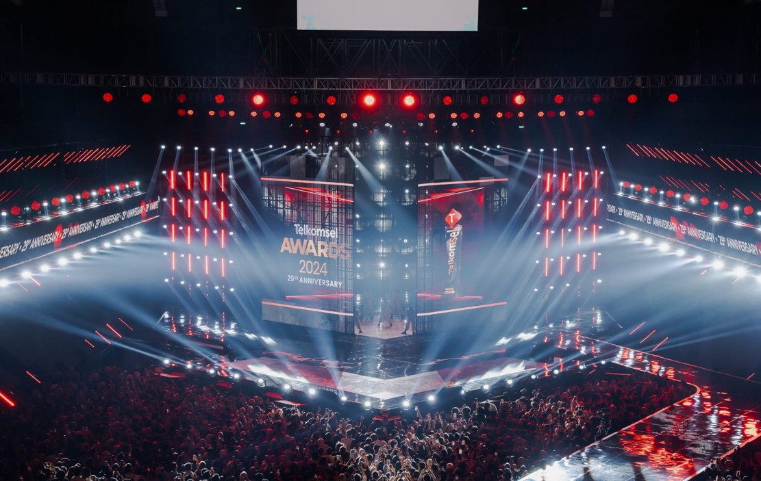 Stage lighting setup